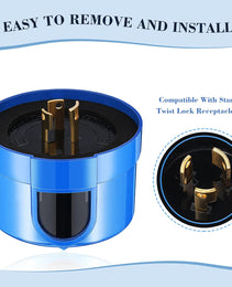 Photocell Twist Lock Photocell Sensor Auto on off Photocell Switch Dusk to Dawn Light Control Light Sensor for Outdoor Lights 120v~277v