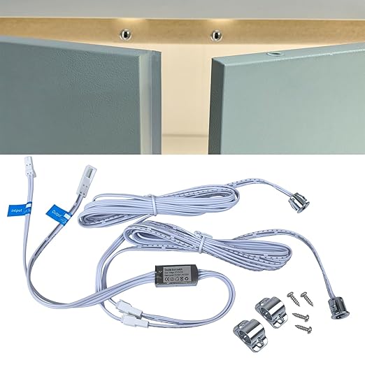 Motion Sensor for Cabinets and closets - 12V - 24V (Double Sensors)