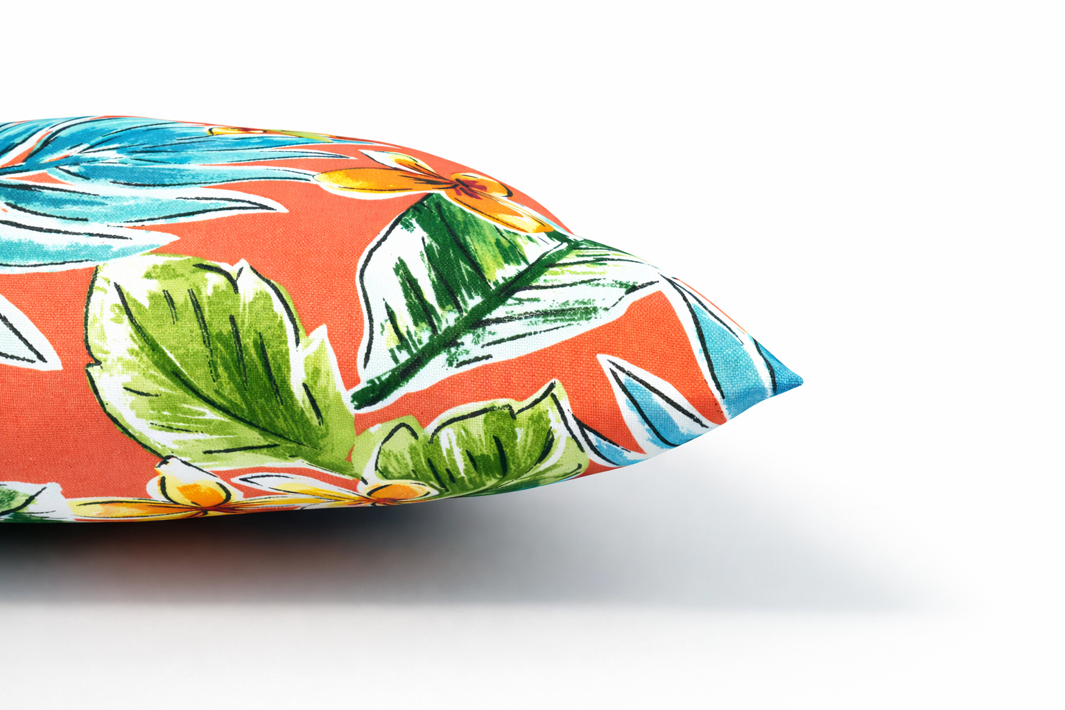 2 Pack Outdoor Throw Pillows, Waterproof & Fade-Resistant Patio Cushions For Garden, Porch, Poolside Furniture - Soft & Comfortable Decorative Pillow Covers 18x18 Inch, Bright Coral Pink