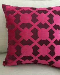 Home Decorative Sofa Throw Pillows Flannel Cushion Cover
