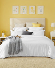 2-Pack White & Pink 3-Piece Bohemian Bedding Sets.Crafted From Durable, Abrasion-resistant Fabric That Maintains Exceptional Softness For Comfortable Sleep. Skin-friendly.