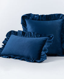 Nordic Velvet Lace Throw Pillows With Upholstered Living Room Sofa