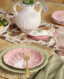 8.75" Stoneware Radicchio Salad Plate Pink