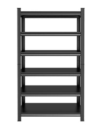 Garage Shelving Units 2400LBS Heavy Duty Storage Shelves Adjustable Metal Shelf 6 Tier Garage Storage Rack For Kitchen, Laundry Room, Industrial, Warehouse 39.37" W*19.70" D*82" H, Black
