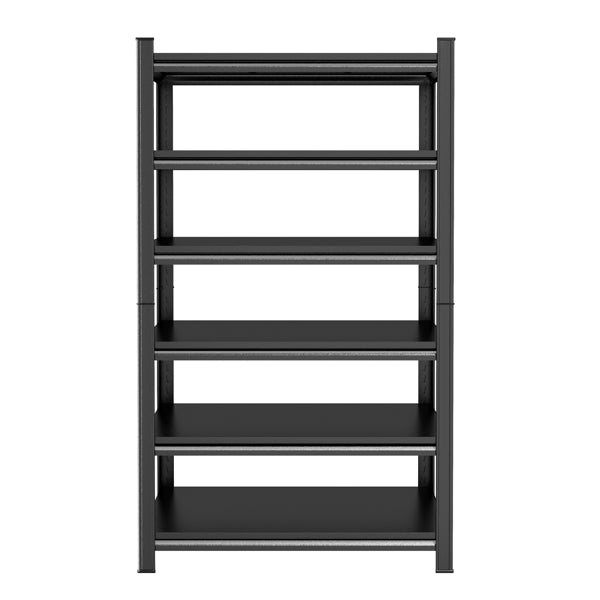 Garage Shelving Units 2400LBS Heavy Duty Storage Shelves Adjustable Metal Shelf 6 Tier Garage Storage Rack For Kitchen, Laundry Room, Industrial, Warehouse 39.37" W*19.70" D*82" H, Black