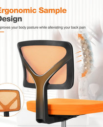 Low Back Mesh Armless Office Chair