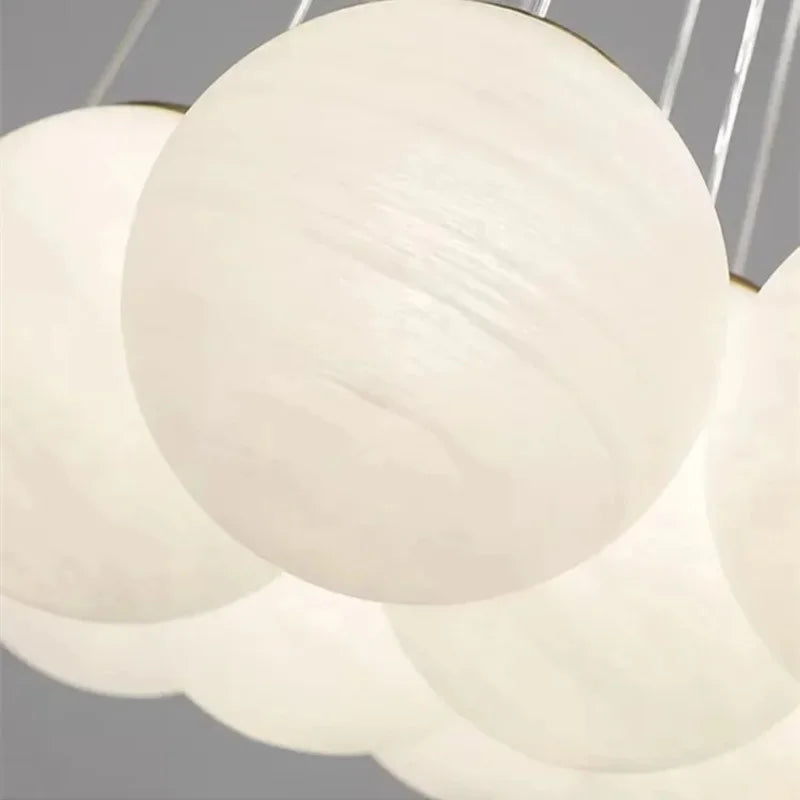 Bubble chandelier with glass ball design Nordic pendent lamp dining rooms living rooms hotel decoration hanging lamp