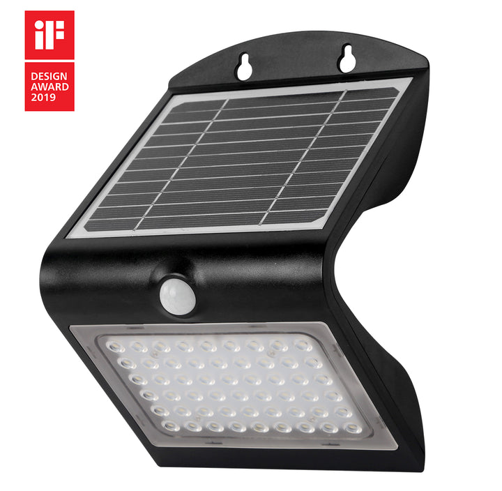 Embrace the Beauty of Nature: Solar LED Wall Light LD-SWL-4W-PLUS-BUTTERFLY Black - Illuminate Your World with the Magic of Butterflies!