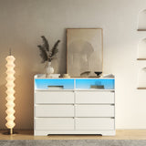 6-drawer Vanity With LED Lights - CJDS