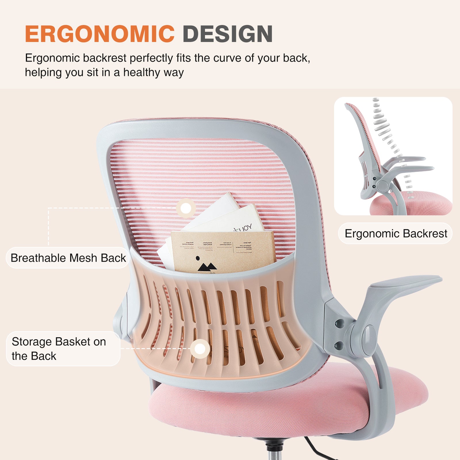 Tall Office Chair For Standing Desk With Adjustable Foot Ring,Counter Height Office Chairs