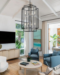 8 Lantern Tiered Chandeliers