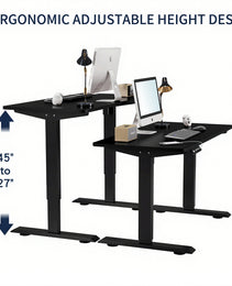 Electric Standing Desk Height Adjustable Desk For Home And Office Computer Table Gaming Desk Modern Luxiury Table 55  Lift-up Desk