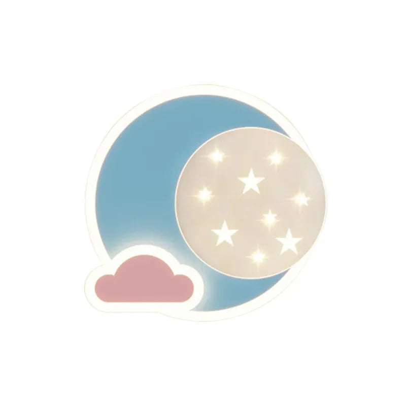 SANDYHA Cute Cartoon LED Night Light Warm Wall Lamp Unique Design Kids Bedroom Nursery Decor Fun Acrylic Lighting Ideal