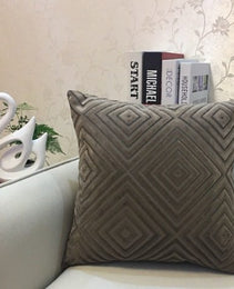 Home Decorative Sofa Throw Pillows Flannel Cushion Cover