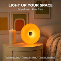 Rechargeable Donut Lamp with 3-Color Touch Control | Wall & Desk Light