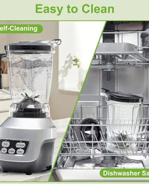 Moothie Blender, Countertop Blenders For Kitchen With 23 34 60oz BPA-Free Portable Cups, Professional Smoothie Maker With Four Programs For Shakes, Sauces, Juice And Ice Crushing