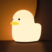 Axolotl Night Light for Kids, Animal Silicone Nursery Night Lamp, Rechargeable Table Lamp Bedside Lamp, Cute Room Decor Night Light for Bedroom Living Room Dining Desk Decor Gift Kawaii Toys