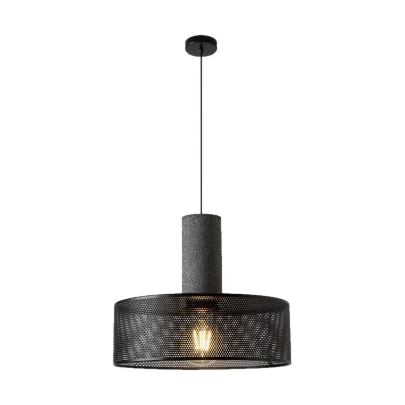 Terra 1-Light E27 Iron and Cement Indoor Pendant Ceiling Light