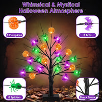 Halloween tree lights package features