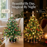 Handmade Beaded Mini Tabletop Holiday Tree DIY Kit Multi‑Season  Desktop Ornament For Christmas Halloween Home Decor Present
