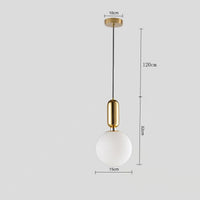 Modern Glass LED Pendant Lights Chandelier Living Room Bedroom Indoor Lighting Restaurant Bar Home Decor Ceiling Hanging Lamp