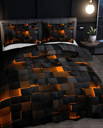 Abstract Grid Series Quilt Cover Digital Printing Bedding