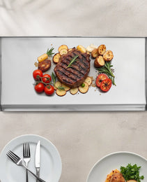 32x16 In Flat Top Griddle Stainless Steel Universal BBQ Grill Pan Cookware