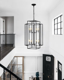 8 Lantern Tiered Chandeliers