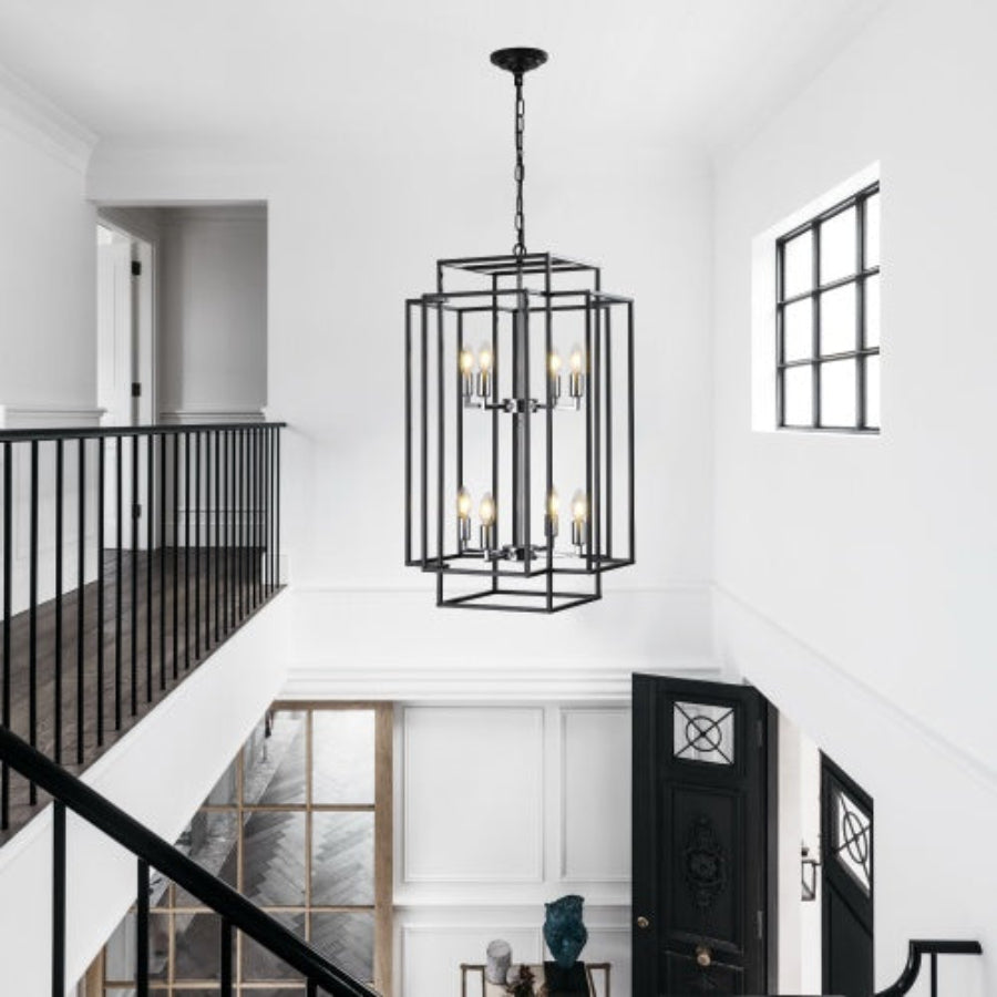 8 Lantern Tiered Chandeliers