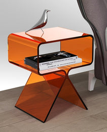 Minimalist Transparent Acrylic Side Table Sofa And Tea Table