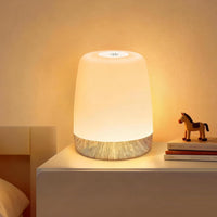 LED Night Light, Cordless Bedside Lamp for Bedroom
