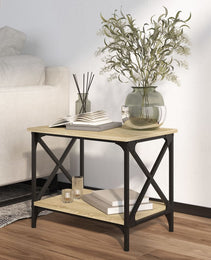 Side Table Sonoma Oak 55x Wood-based material