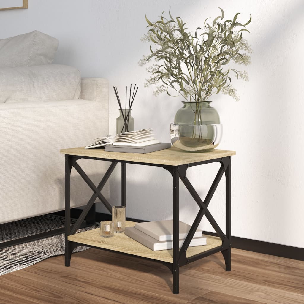 Side Table Sonoma Oak 55x Wood-based material