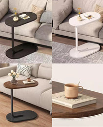 Small C-shaped Table End Table For Sofa Side Table Nightstand For Bedroom Modern