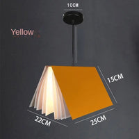 Novelty Pendant Lights Book Decoration Hanging Lamp Modern Ceiling Chandelier Study Room Library Shop Decor Kids Children Decor