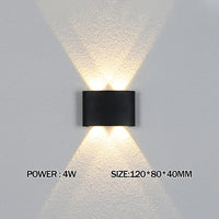Led Wall Lamp outdoor Stair Light Fixture Bedside Loft Living Room Up Down Home Hallway Lampada 2W 4W 6W 8W 10W 12W Wall Sconces