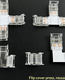 2-pin COB LED Strip Connector, Solderless Joint