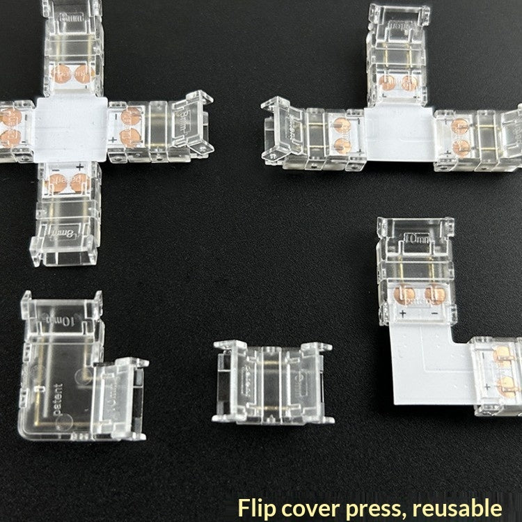 2-pin COB LED Strip Connector, Solderless Joint