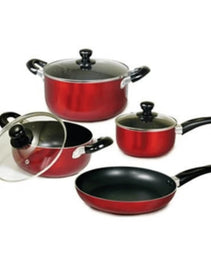 Better Chef 7-Piece Aluminum Non-Stick Cookware Set With Bakelite Handles