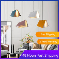 Novelty Pendant Lights Book Decoration Hanging Lamp Modern Ceiling Chandelier Study Room Library Shop Decor Kids Children Decor