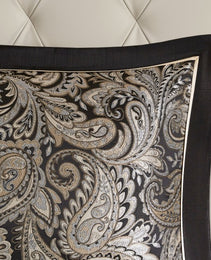 12 Piece Comforter Set With Cotton Bed Sheets Black King