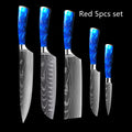  Red 5pcs set