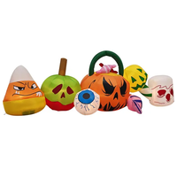 8-ft Pumpkin, Eyeball & Candy Halloween Inflatable – CJ product view 2