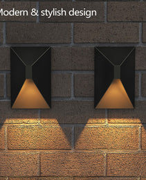 Up/Down LED Wall Lights - 8" - 12W - 5CCT Selectable - JXLBD08