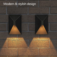 Up/Down LED Wall Lights - 8" - 12W - 5CCT Selectable - JXLBD08