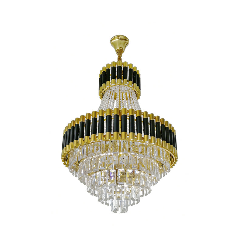 Vivienne 6-12-Light E14 Indoor Crystal and Iron Chandelier