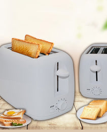 Compact 2-Slice Stainless Steel Toaster – 6-Level Browning Control & Flame-Retardant Safety Design