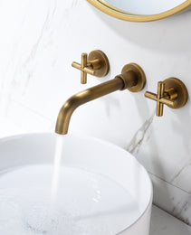 Bathroom Faucets, Wall-mounted Bathroom Sink Faucets
