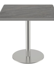 Square Modern Dinning Table 31.5 Inches Bistro Table Tulip Table With Faux Marble Top,Easy Assemble,Sturdy Metal Frame Diameter