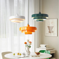 Medieval Retro LED Ceiling Chandelier Orange Pendant Lamp Dining Room Restaurant Home Decor Lighting for Cafe Bar Hanging Lights